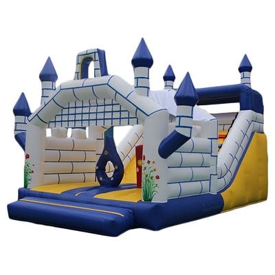 MYTS Snowy White Inflatable Playground Bounce House